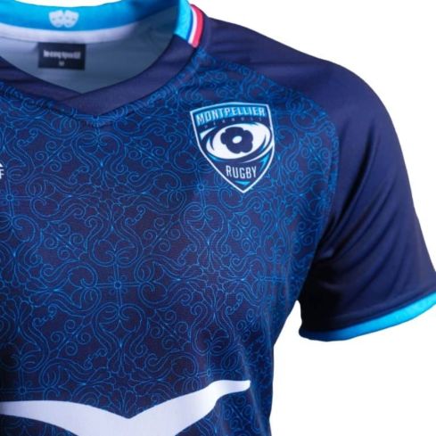 Maillot Rugby Enfant Montpellier Hérault MHR Domicile 2024/2025 - Le Coq Sportif