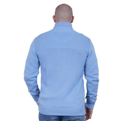 Pull Members Club House Rugby Col Montant Bleu Ciel - Ruckfield