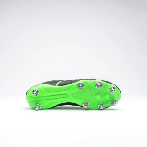 Chaussures rugby SideSTEP X20 POWER 8S Crampons Vissés noir/vert - GILBERT