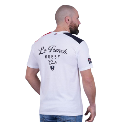 T-Shirt Rugby Le French Blanc - Ruckfield