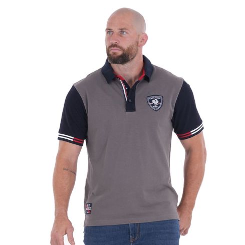 Polo Rugby Gris Foncé French Club - Ruckfield