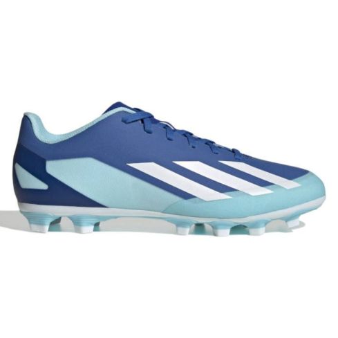 Chaussures Rugby X Crazyfast.4 FG Crampons Moulés Terrain Sec Bleu - Adidas