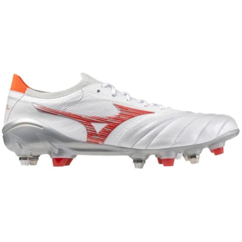 Chaussures Rugby Morelia Neo IV Japan Mix Crampons Hybrides Blanc - Mizuno