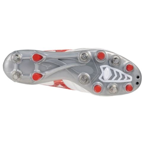 Chaussures Rugby Morelia Neo IV Japan Mix Crampons Hybrides Blanc - Mizuno