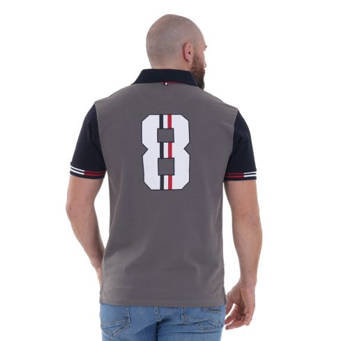 Polo Rugby Gris Foncé French Club - Ruckfield