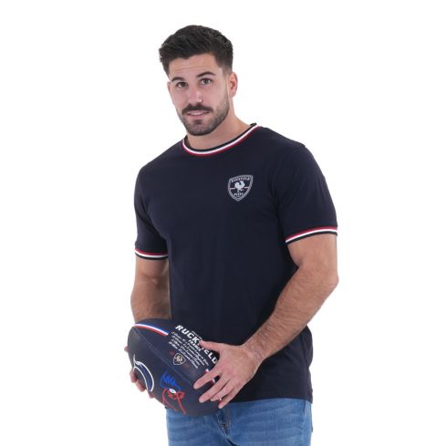 T-Shirt Rugby French Club Bleu Marine - Ruckfield