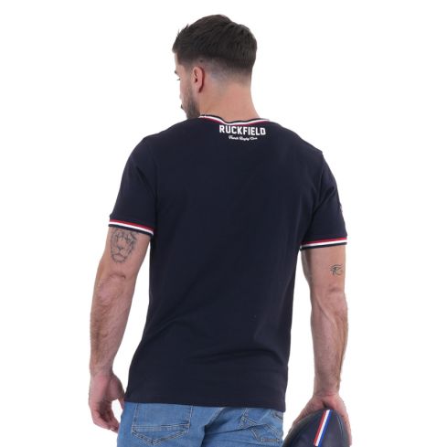 T-Shirt Rugby French Club Bleu Marine - Ruckfield