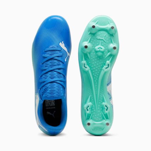 Chaussures Rugby Future 7 Play MxSG Crampons Hybrides Tout Terrain Bleu - Puma