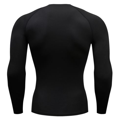 Sous Maillot Thermique Rugby Manches Longues Noir - Boutique-Rugby.com