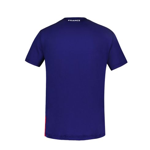 T-shirt Rugby Entrainement France Enfant Bleu - Le Coq Sportif