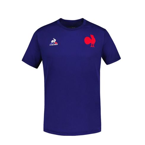 Maillot Rugby Entrainement France Enfant Bleu - Le Coq Sportif