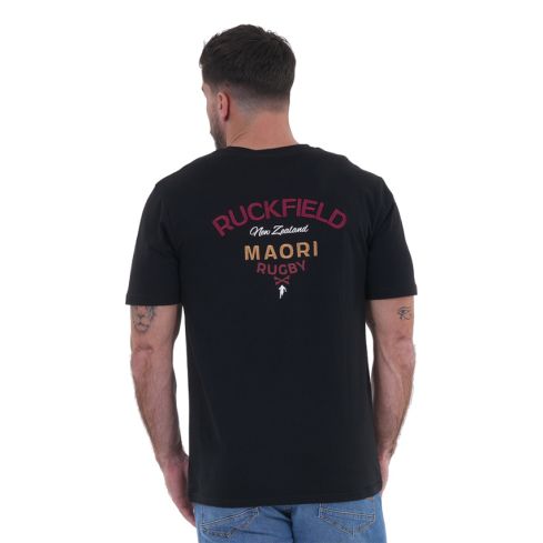 T-Shirt Rugby Iwi Maori Noir - Ruckfield