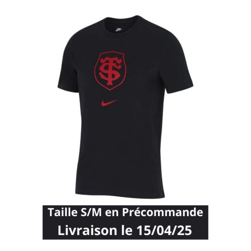 T-shirt Rugby Stade Toulousain 2024/2025 Evergreen Noir