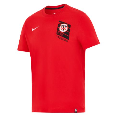 T-shirt Rugby Stade Toulousain Graphic Rouge Coupe d'Europe 2024/2025 – Nike
