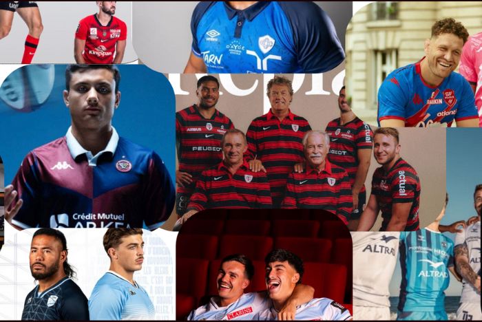 Nouveaux maillots TOP 14 saison 2025/2026